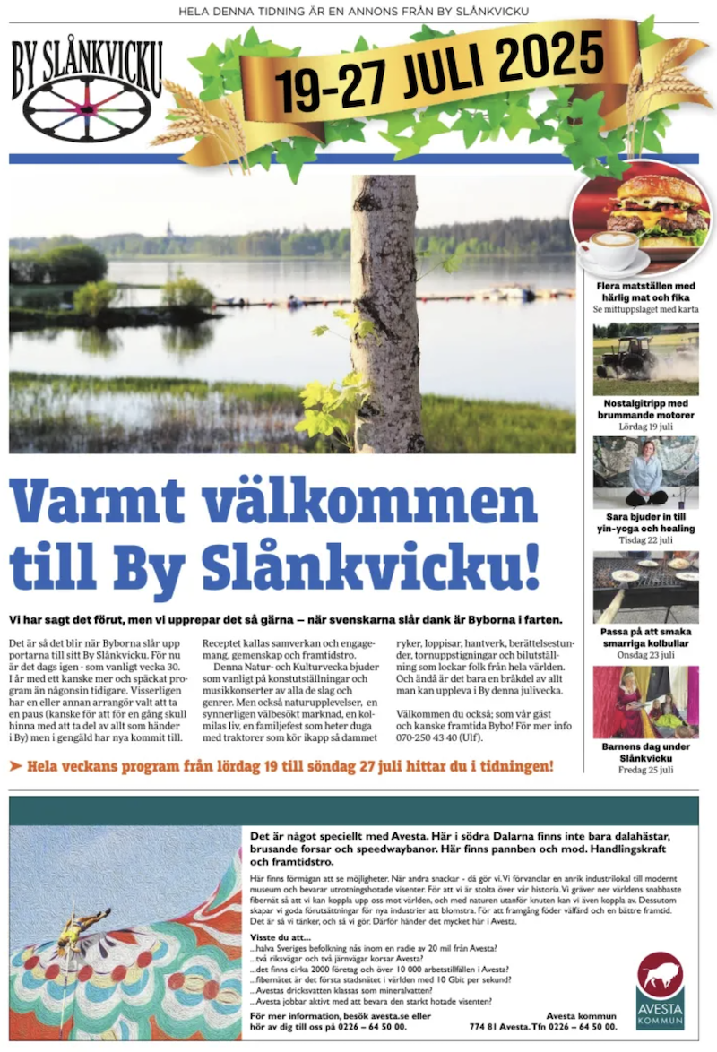 By Slånkvicku programtidning 2025